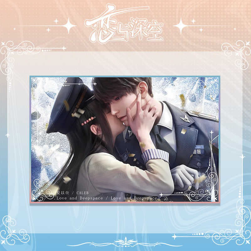 LaDS Series 501 Caleb Acrylic Double Flash Art Card - High-Definition Printing Anime Mobile Game Merchandise - merrys