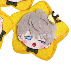 LaDS Doujin Otome Game Merchandise - Handmade Badge (Zayne, Xavier, Rafayel), Hair Clip, Non-woven Fabric Charm - merrys