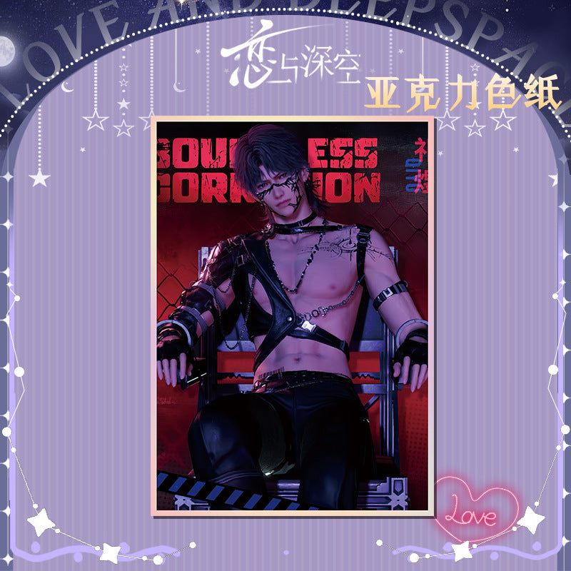 Love and DeepSpace Acrylic Art Card 116-178 Large Size Holographic Edge 20.5*14.5cm Anime Merchandise