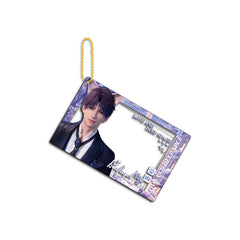 LaDS New Beaded Chain Clear Card Keychain 143-154 - Double-Sided Sandwich Anime Game Charm - merrys