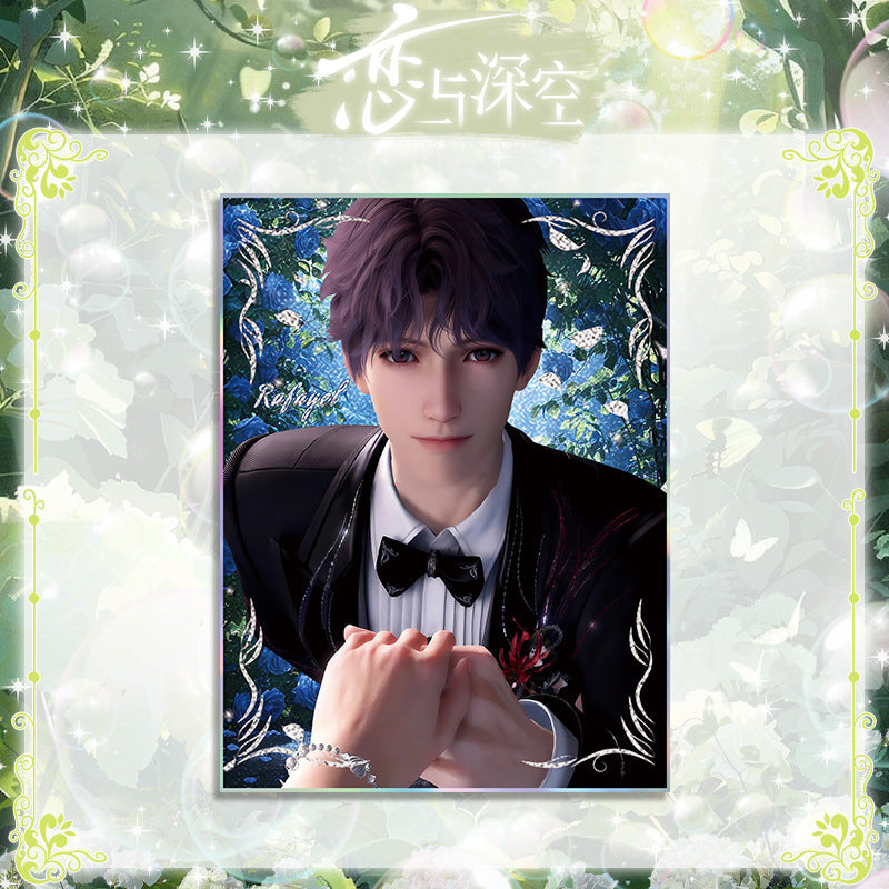 Love and DeepSpace Wedding Series 501 Acrylic Double Flash Art Card High-Definition Printing Anime Mobile Game Merchandise