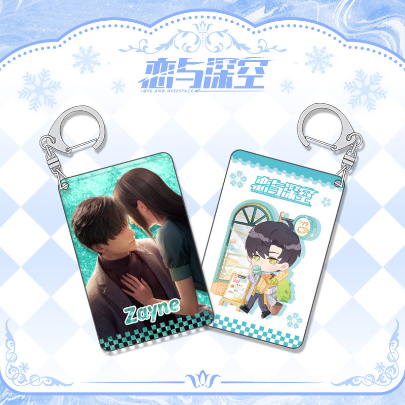 LaDS Shaker Mahjong Charm Keychain - Zayne, Rafayel, Xavier Anime Merch - merrys