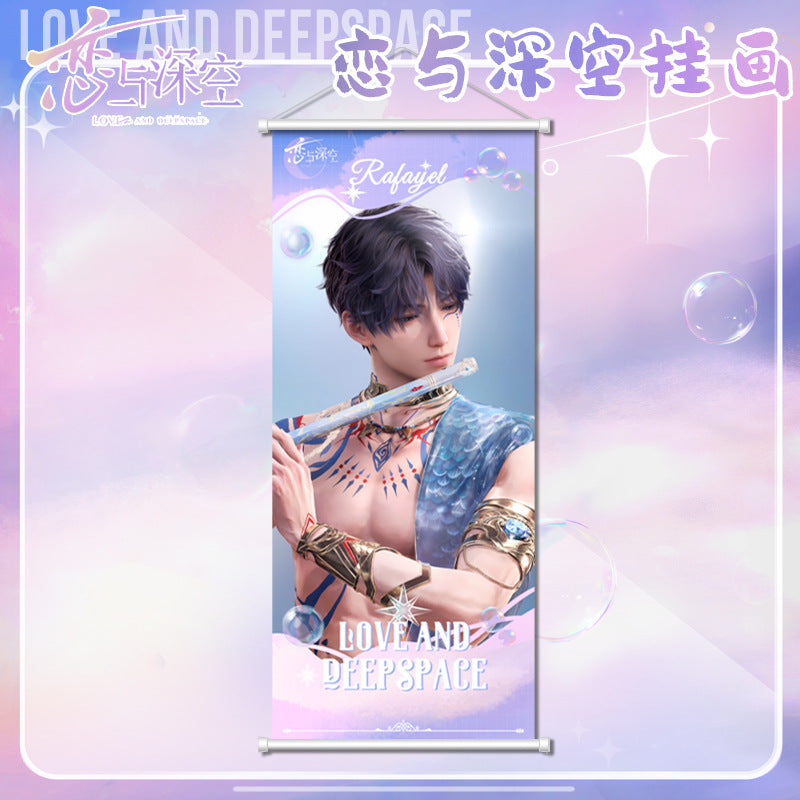 Love and DeepSpace New Style Anime Game Merchandise Canvas Scroll Poster Anime Expo