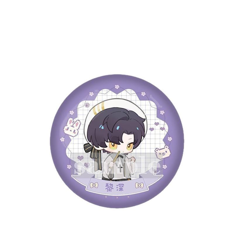 Artist-Authorized Lads Chibi Cute Maid Fan-Made Badges