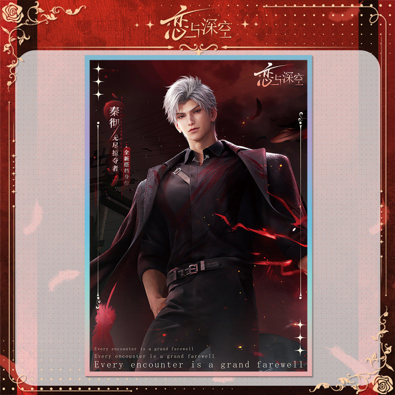 LaDS Sylus Dark Spot Leader - Acrylic Sandwich Standee, Double Flash Badge, Art Card, Quicksand Keychain - merrys