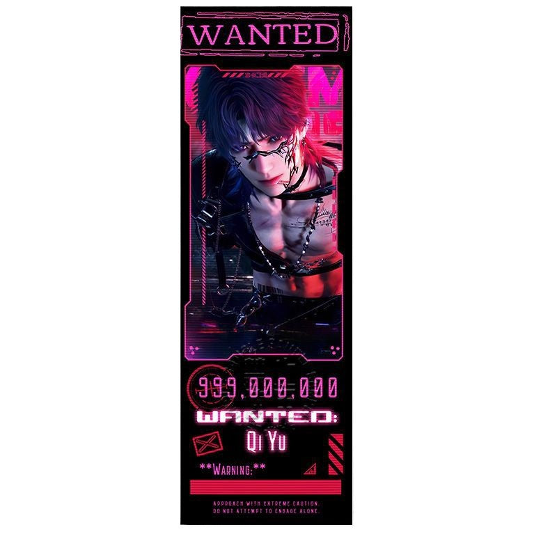 Artist-Authorized Lads No Escape Tomorrow Series Rafayel Holographic Laser Tickets, Keychains & Badges