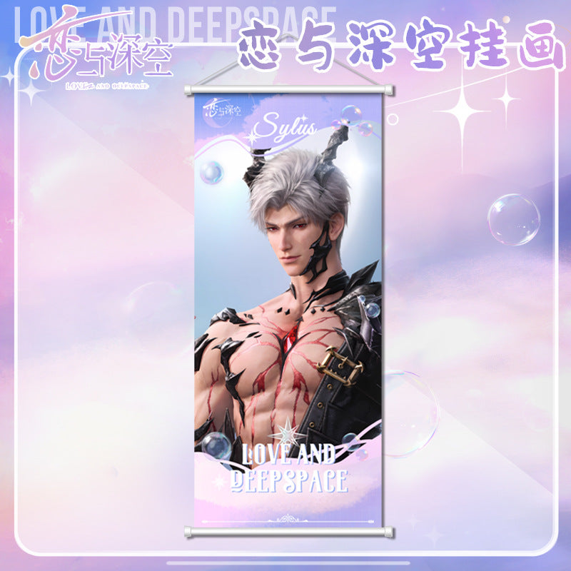 Love and DeepSpace New Style Anime Game Merchandise Canvas Scroll Poster Anime Expo