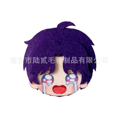 LaDS Doujin Otome Game Merchandise - Handmade Badge (Zayne, Xavier, Rafayel), Hair Clip, Non-woven Fabric Charm - merrys