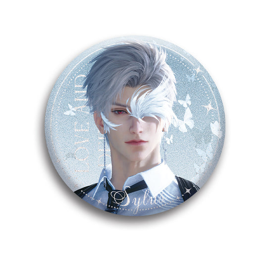 LaDS Double Flash Badge 135-138 - Diameter 75mm 58mm Tinplate Anime Merchandise Badge - merrys