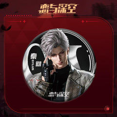 LaDS Sylus Double Flash Badge - All Characters 75mm 58mm Tinplate Anime Merchandise - merrys