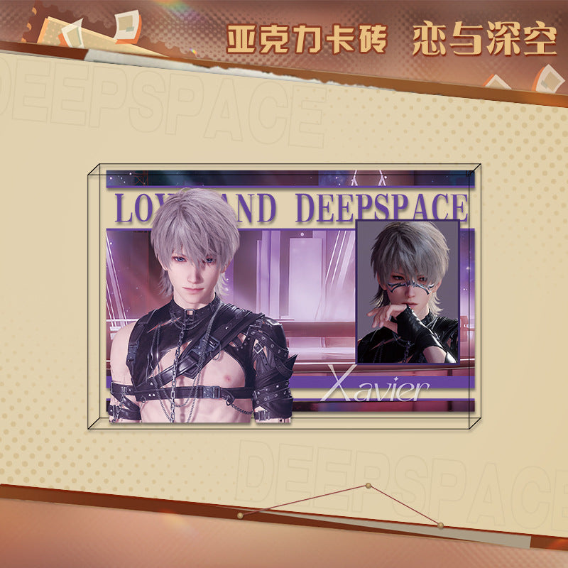 LaDS New Acrylic Card Brick - High-Definition Printing Double-Sided Pattern Doujin Anime Desktop Decoration - merrys