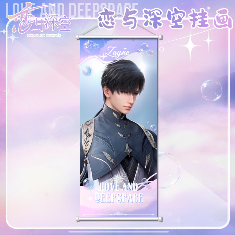 Love and DeepSpace New Style Anime Game Merchandise Canvas Scroll Poster Anime Expo