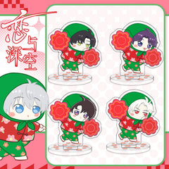 Love and DeepSpace Chibi Acrylic Rotating Standee - Anime Doujin Merchandise Desktop Decoration