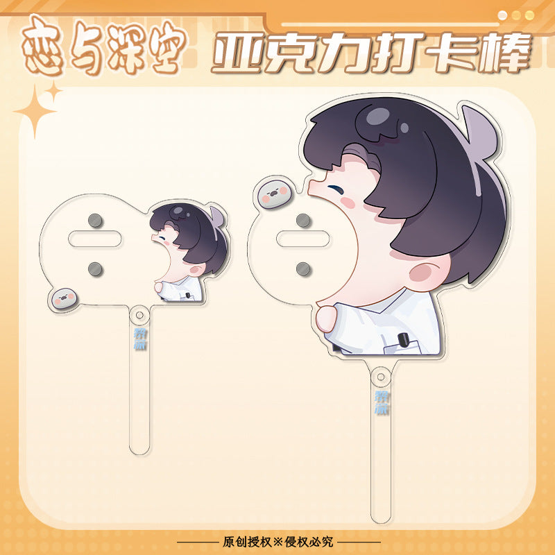 LaDS Original Badge Acrylic Check-in Stick - Badge Holder Display Set Ita Bag Decoration Anime Merchandise - merrys