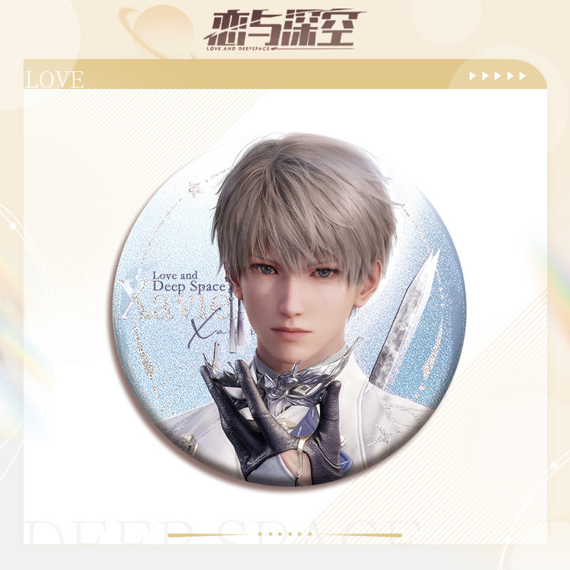 LaDS Double Flash Badge 81-105 - All Characters 75mm 58mm Tinplate Game Merchandise - merrys