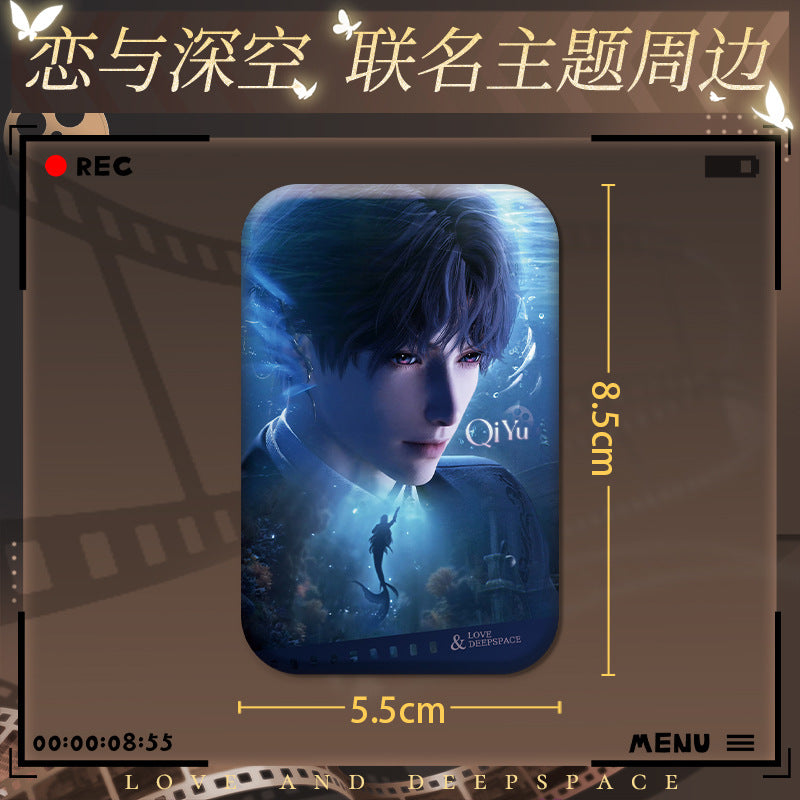 Love and DeepSpace Co-branded with Wanda Pictures - Scroll Poster, Quicksand Ticket Stub, Tactile Film Badge Co-branded Combo Set