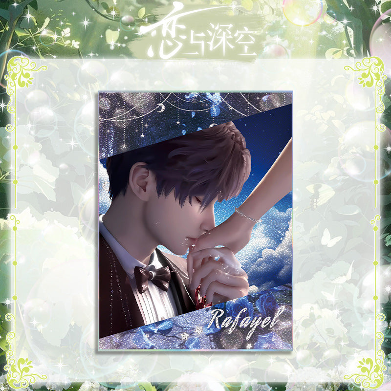 Love and DeepSpace Wedding Series 501 Acrylic Double Flash Art Card High-Definition Printing Anime Mobile Game Merchandise