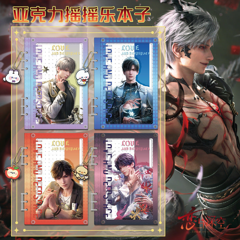 Love and DeepSpace Acrylic Shaker Notebook - Student Essential Anime Desktop Decoration