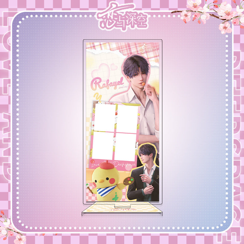 Love and DeepSpace Acrylic Message Board Standee - Anime Game Merchandise, Valentine's Gift for Boys