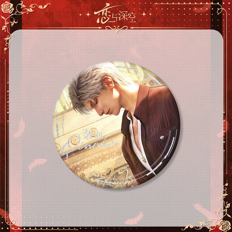 LaDS Sylus Dark Spot Leader - Acrylic Sandwich Standee, Double Flash Badge, Art Card, Quicksand Keychain - merrys