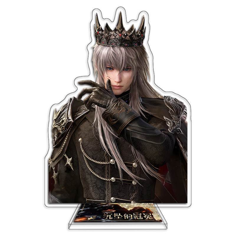 LaDS Xavier Falling Crown Series - Acrylic Sandwich Standee, Art Paper & Quicksand Keychain - merrys