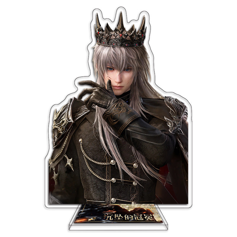 Love and DeepSpace Xavier Falling Crown Series - Acrylic Sandwich Standee, Art Paper & Quicksand Keychain - merrys