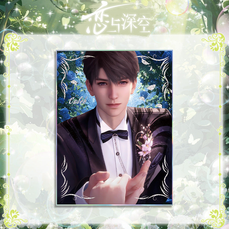 Love and DeepSpace Wedding Series 501 Acrylic Double Flash Art Card High-Definition Printing Anime Mobile Game Merchandise