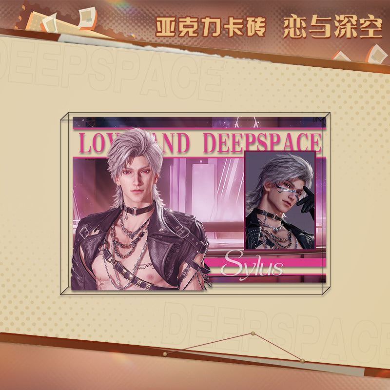 LaDS New Acrylic Card Brick - High-Definition Printing Double-Sided Pattern Doujin Anime Desktop Decoration - merrys