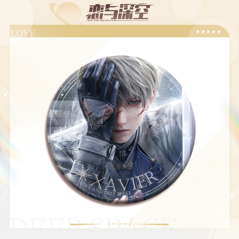 LaDS Double Flash Badge 81-105 - All Characters 75mm 58mm Tinplate Game Merchandise - merrys