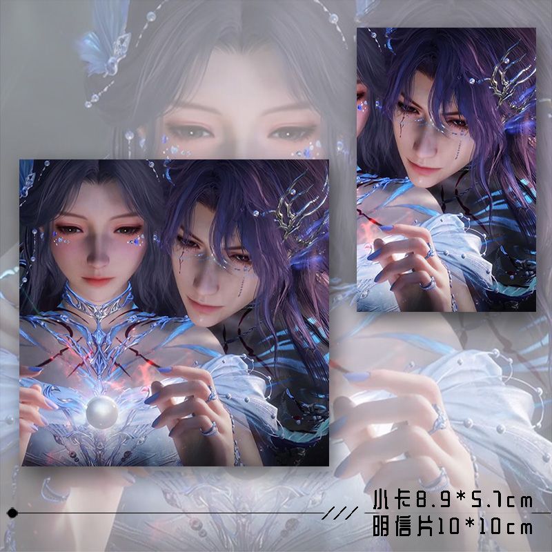 Artist-Authorized Lads Rafayel 6-Piece Set - Holographic Laser Tickets & Keychains