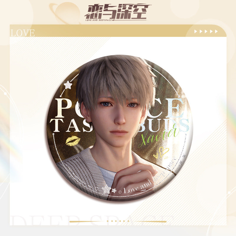 LaDS Double Flash Badge 81-105 - All Characters 75mm 58mm Tinplate Game Merchandise - merrys