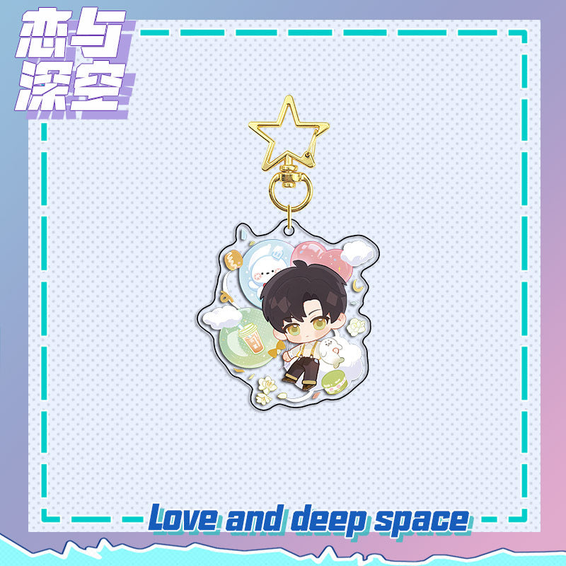 Love and DeepSpace X Guming Co-branded - Sandwich Standee, Quicksand Ticket Stub, 75mm Double Flash Badge