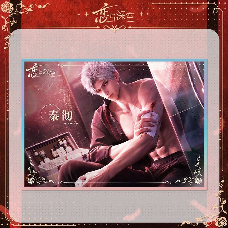 LaDS Sylus Dark Spot Leader - Acrylic Sandwich Standee, Double Flash Badge, Art Card, Quicksand Keychain - merrys