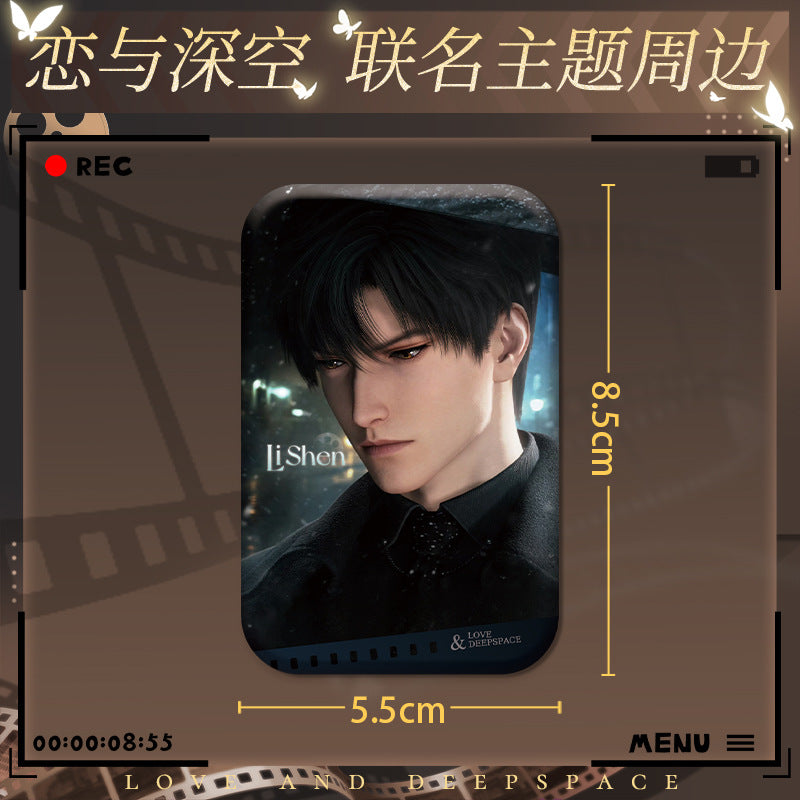 Love and DeepSpace Co-branded with Wanda Pictures - Scroll Poster, Quicksand Ticket Stub, Tactile Film Badge Co-branded Combo Set