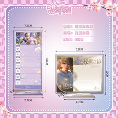 Love and DeepSpace Acrylic Message Board Standee - Anime Game Merchandise, Valentine's Gift for Boys