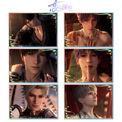 Love and DeepSpace Acrylic Art Card 19-37 - Large Size 20.5*14.5cm with Holographic Edge Anime Game Merchandise