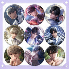 LaDS Badge Merchandise - Tinplate Star Fantasy Film Zayne, Rafayel, Xavier Game Merchandise - merrys