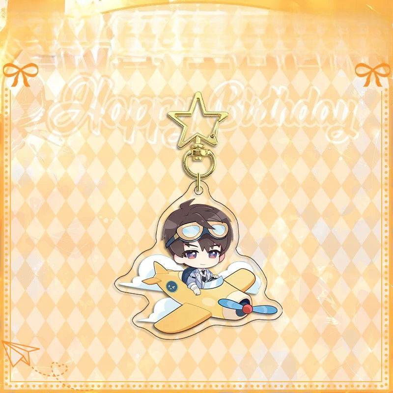 LaDS Caleb Birthday Series Set - Double Flash Badge, Standee Anime Game Acrylic Merchandise - merrys