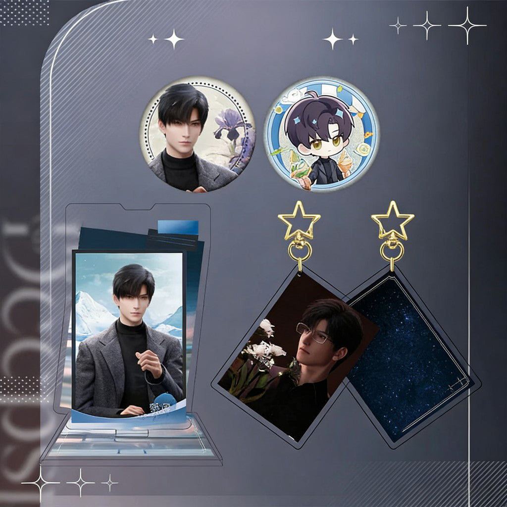 LaDS Collab Series Acrylic Sandwich Set - Standee & Keychain & Double Flash Badge - merrys