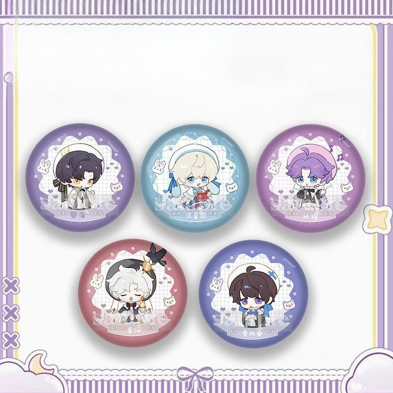Artist-Authorized Lads Chibi Cute Maid Fan-Made Badges