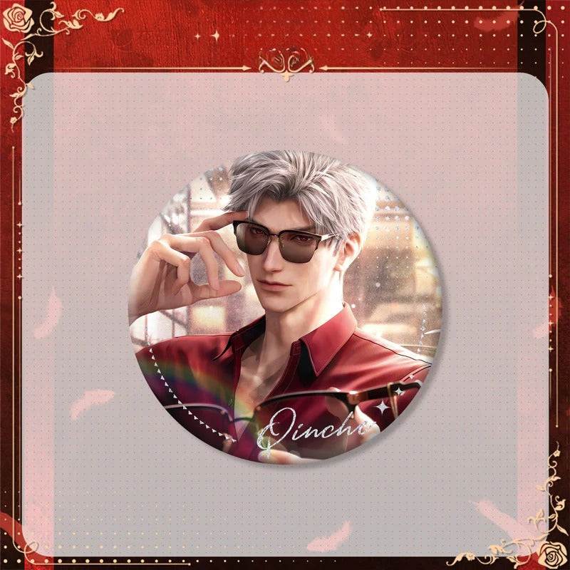 LaDS Sylus Dark Spot Leader - Acrylic Sandwich Standee, Double Flash Badge, Art Card, Quicksand Keychain - merrys