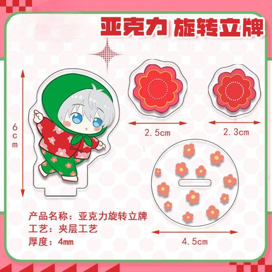 LaDS Chibi Acrylic Rotating Standee - Anime Doujin Merchandise Desktop Decoration - merrys