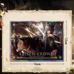 LaDS Xavier Falling Crown Series - Acrylic Sandwich Standee, Art Paper & Quicksand Keychain - merrys