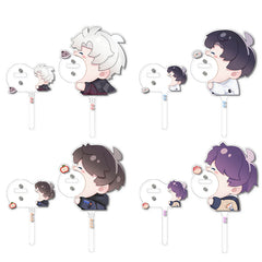 LaDS Original Badge Acrylic Check-in Stick - Badge Holder Display Set Ita Bag Decoration Anime Merchandise