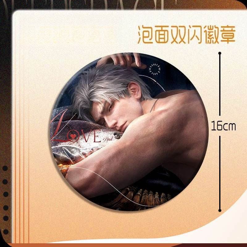 LaDS 16cm Cup Noodle Badge Series - Double Flash Anime Badge, PET Material - merrys