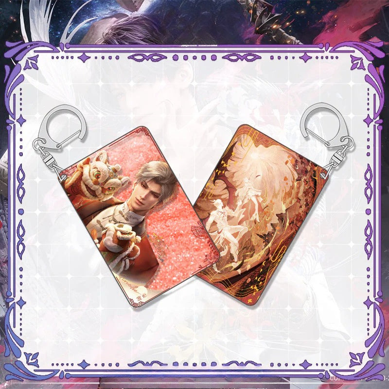 LaDS Shaker Mahjong Charm Keychain - Zayne, Rafayel, Xavier Anime Merch - merrys