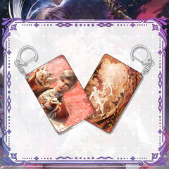 LaDS Shaker Mahjong Charm Keychain - Zayne, Rafayel, Xavier Anime Merch - merrys
