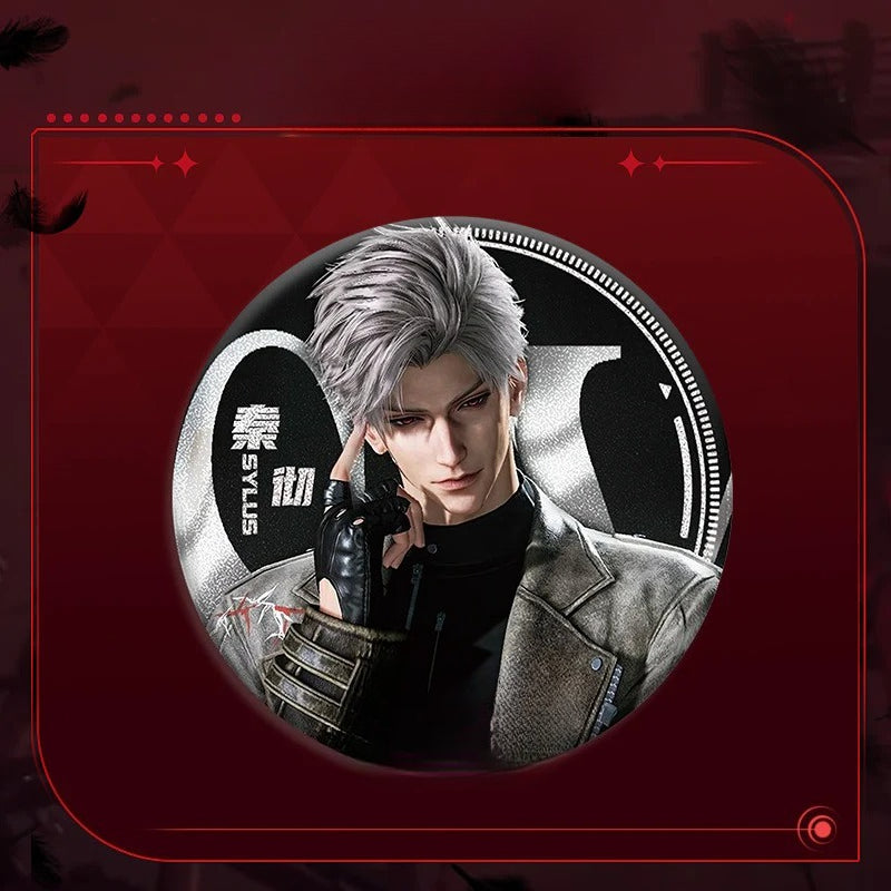 LaDS Double Flash Badge 1-64 - 75mm 58mm Tinplate Anime Merchandise - merrys