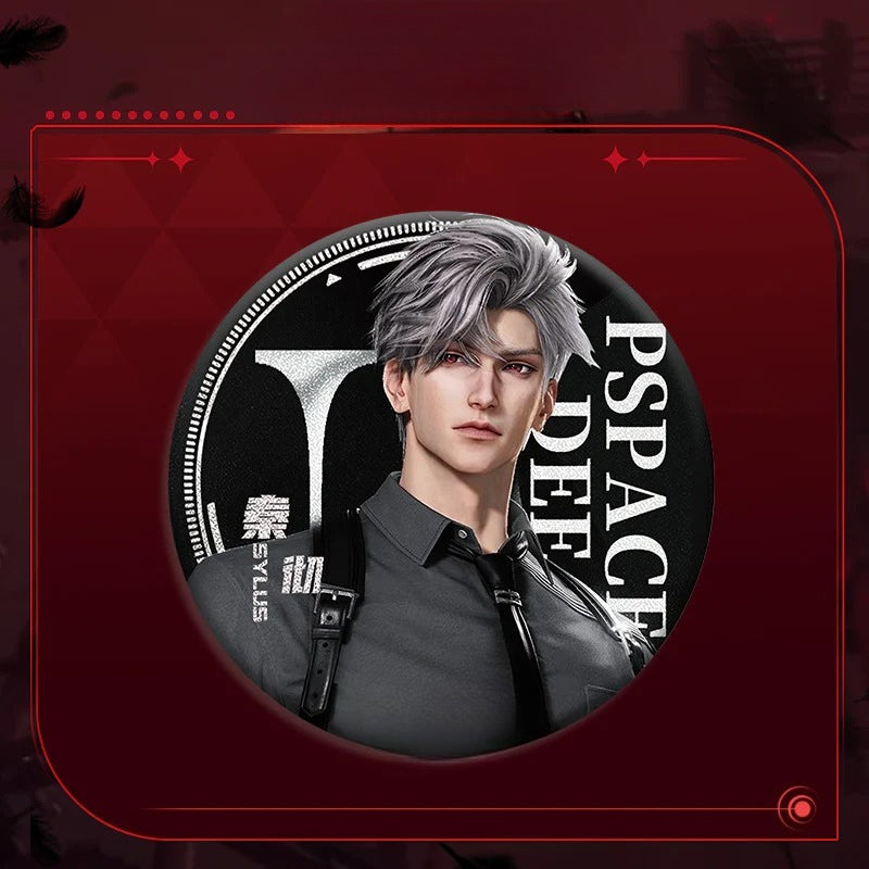 LaDS Double Flash Badge 1-64 - 75mm 58mm Tinplate Anime Merchandise - merrys