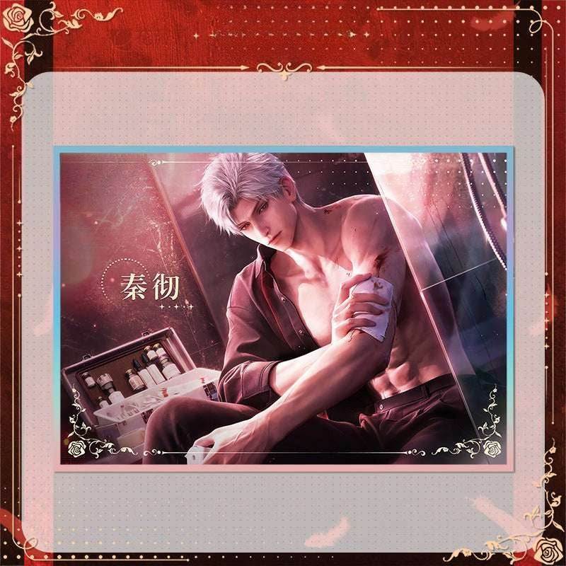 LaDS Sylus Dark Spot Leader - Acrylic Sandwich Standee, Double Flash Badge, Art Card, Quicksand Keychain - merrys